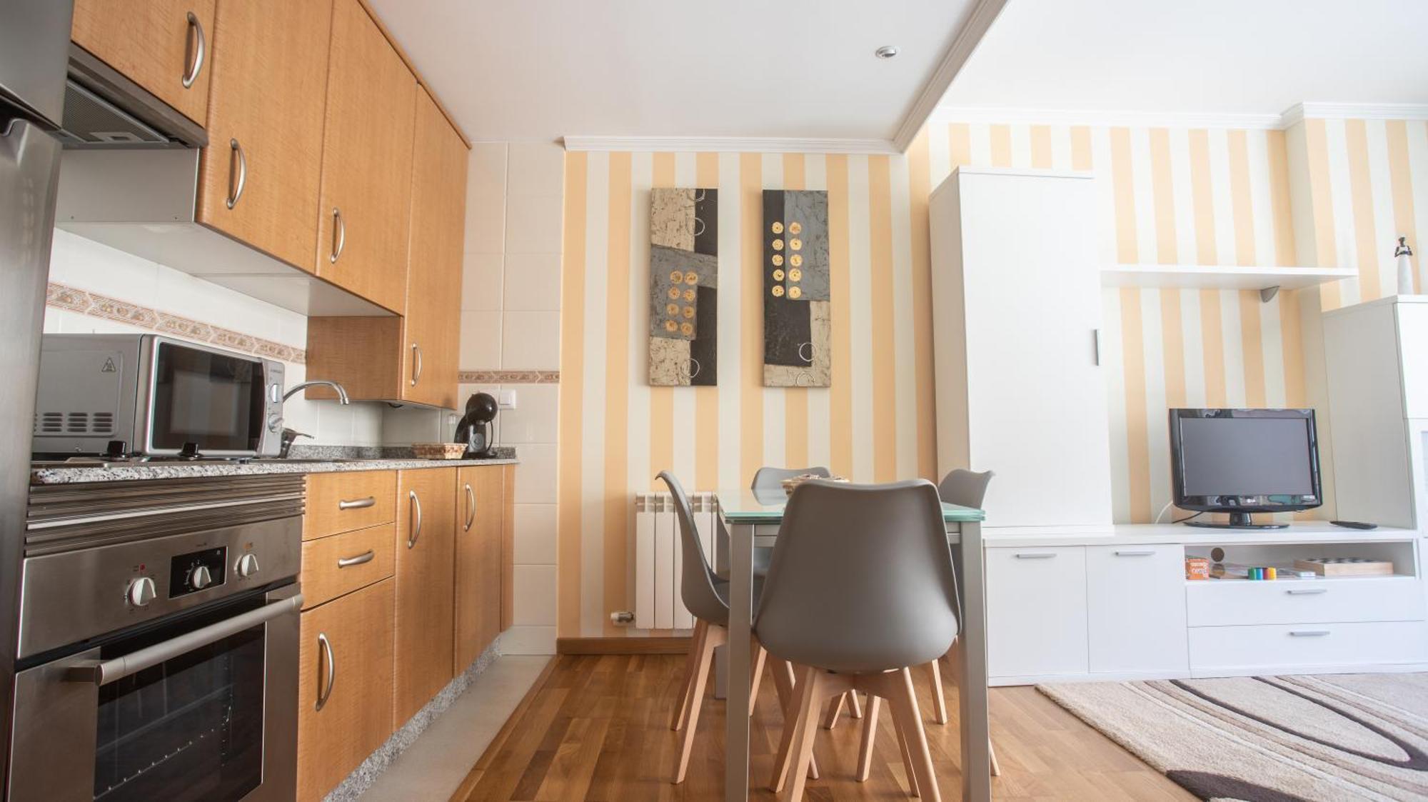 Apartamento En El Centro Con Plaza De Garaje A Guarda Bagian luar foto