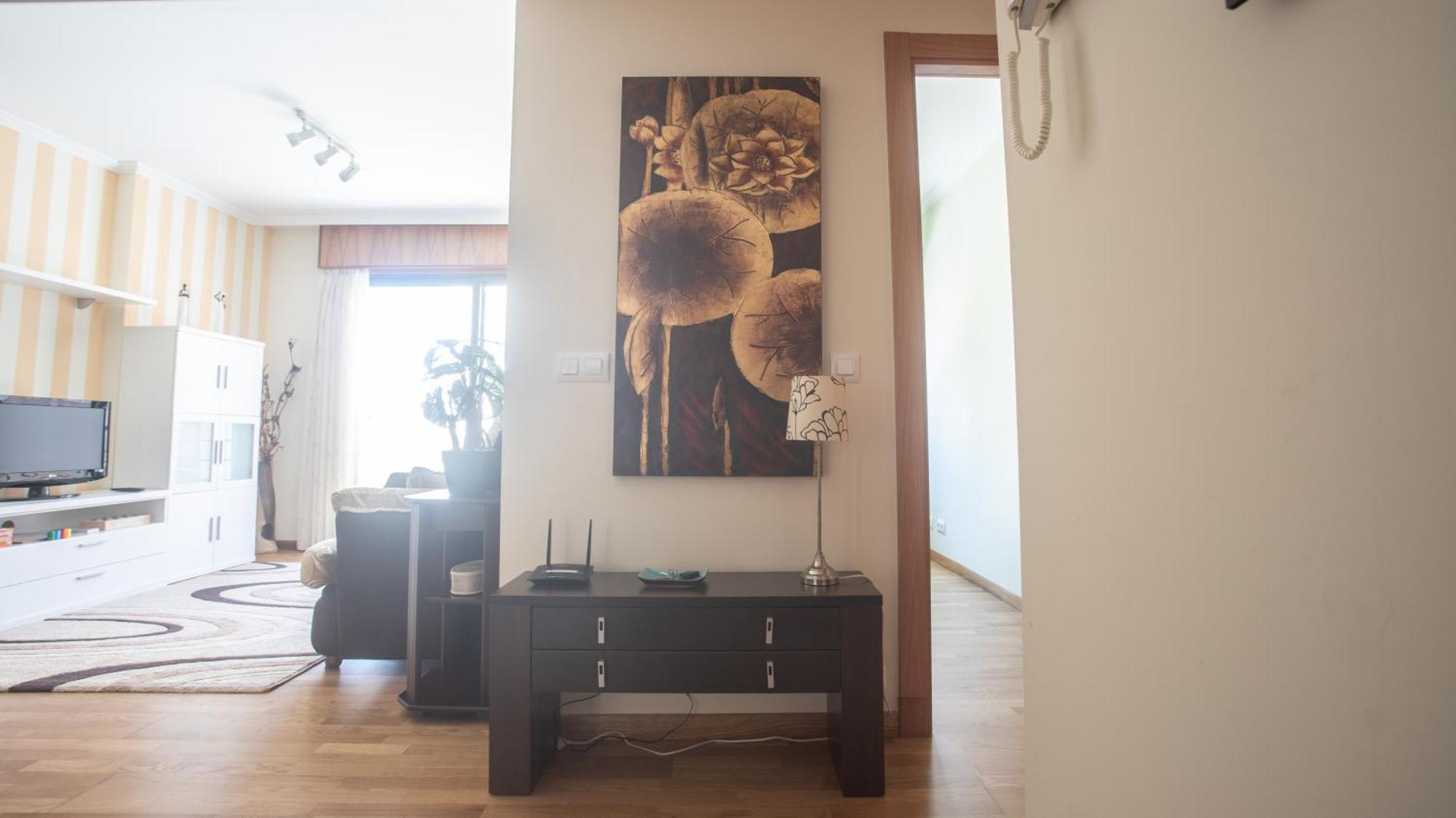 Apartamento En El Centro Con Plaza De Garaje A Guarda Bagian luar foto
